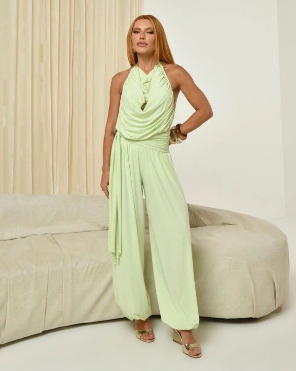 Macacão Floriane Verde