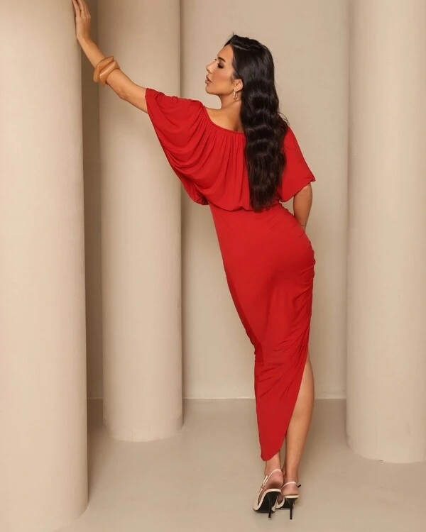 Vestido Aurora Vermelho