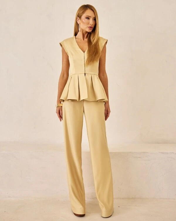 Calça Veronica Bege