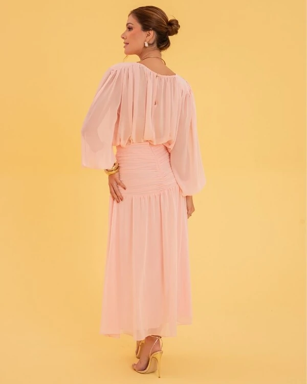 Blusa Celeste Rosa