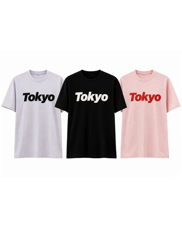 T-shirt Tokyo Branco
