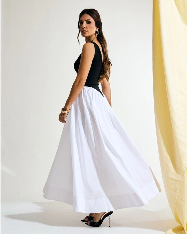 Vestido Amelie P&B