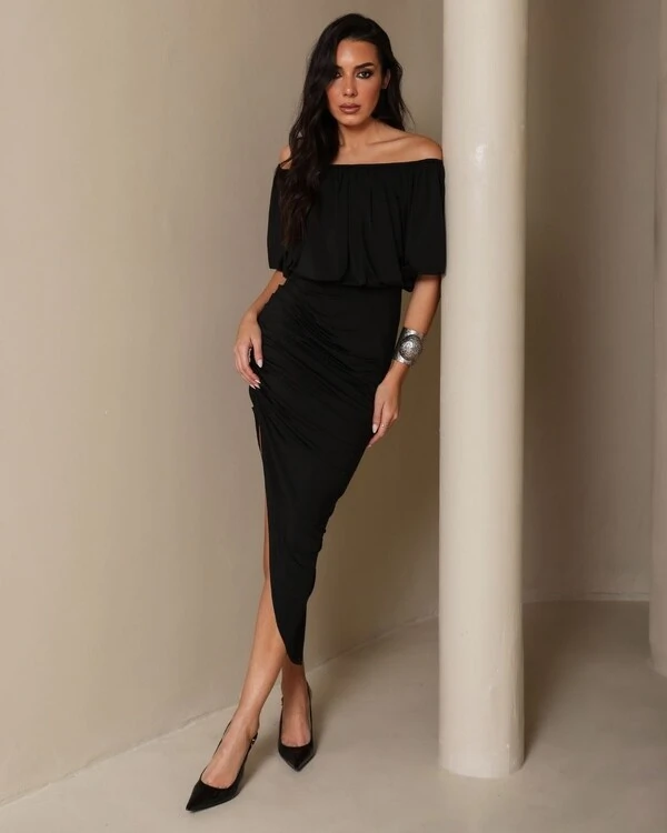 Vestido Aurora Preto