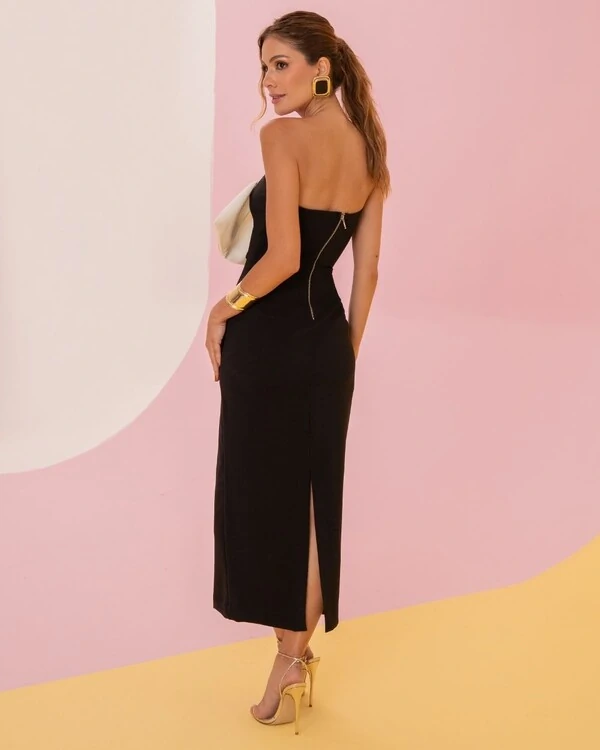 Vestido Midi Kim P&B