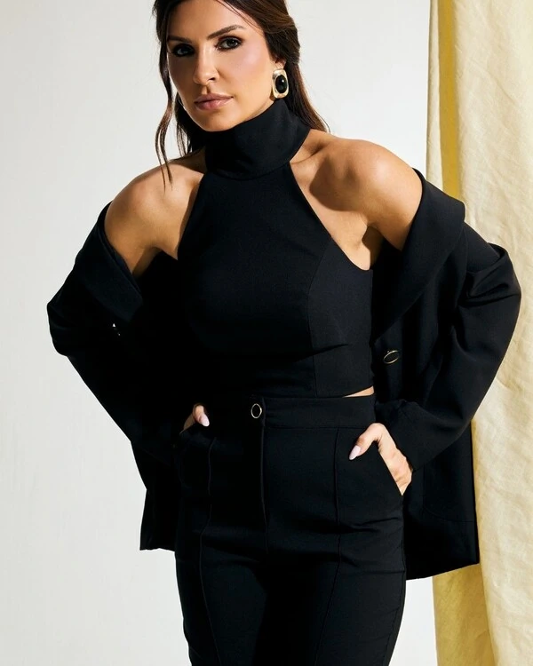 Blusa Clare Preto