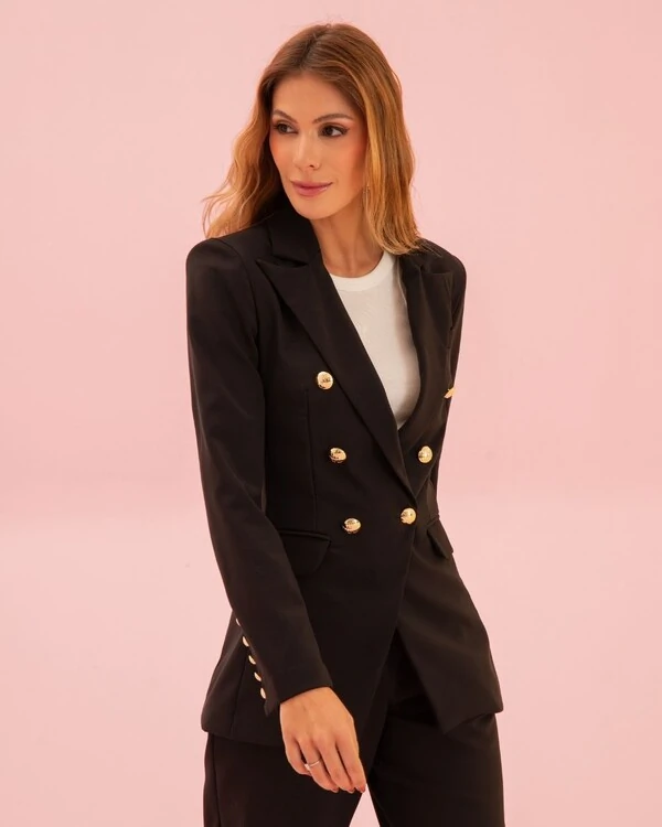 Blazer Nicole Preto