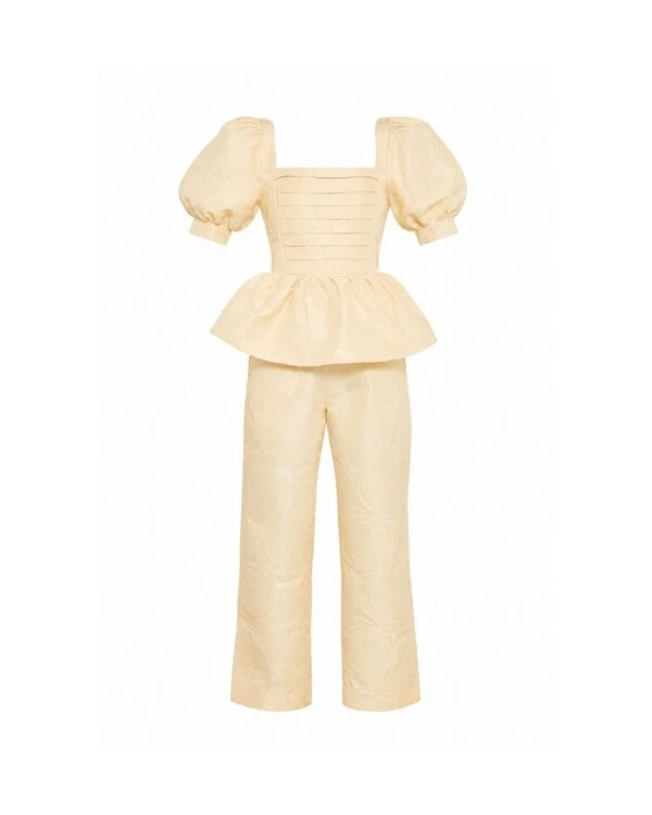Calça Cigarrete Elisabeth Creme