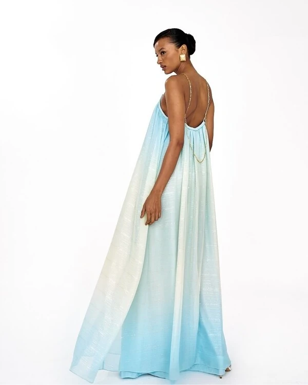 Vestido Alessandra Azul