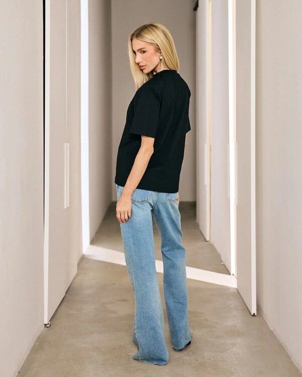 T-shirt Coralina Preto