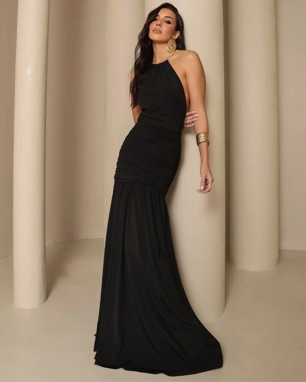 Vestido Floriane Preto
