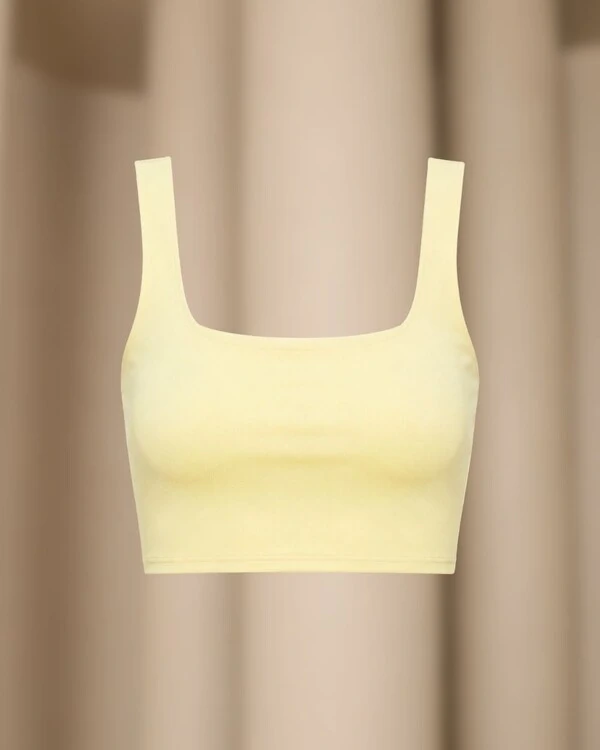 Top Flô Amarelo