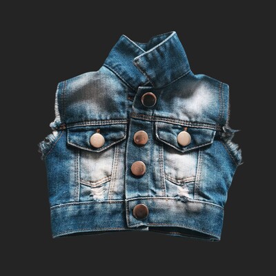 FotoColete jeans de alta qualidade