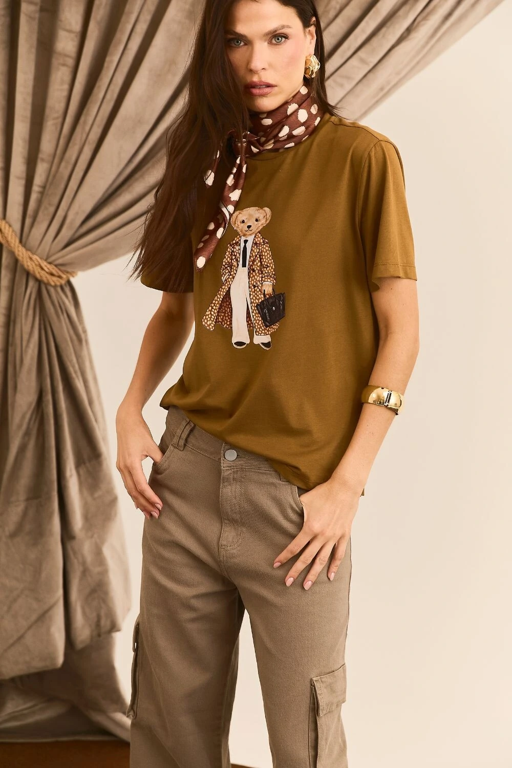 FotoT-shirt Estampa Urso PRÉ-VENDA