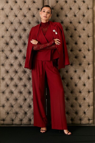 Foto Calça Reta Alfaiataria