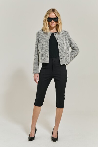 Foto Casaqueto Malha Tweed Alfaiatado