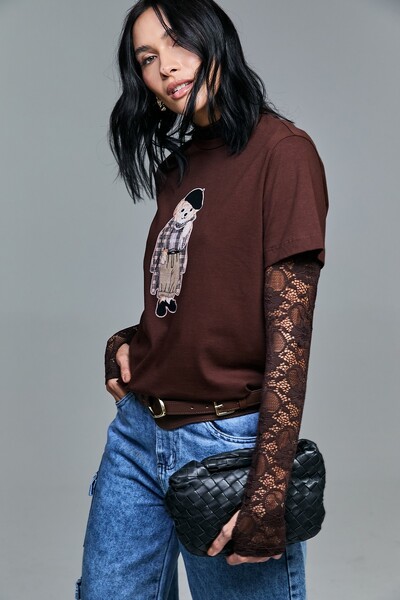 FotoT-shirt Ursa Com Boina