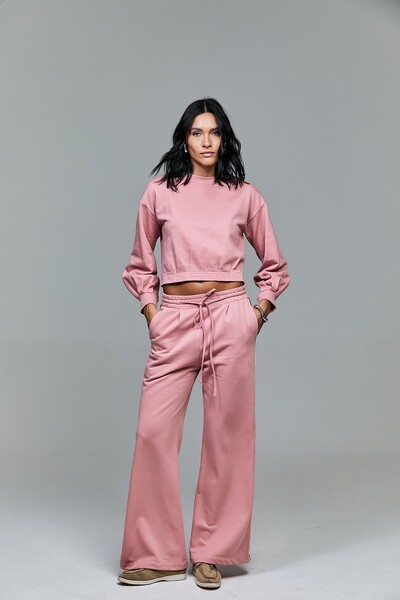 Foto Calça De Moletom Com Elástico E Detalhe Lateral