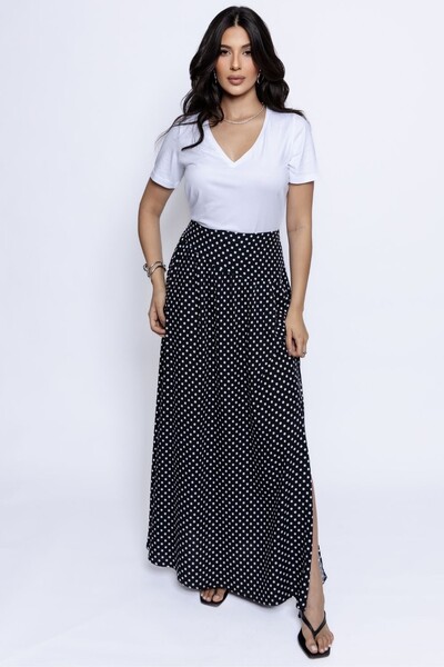 FotoT-shirt Retinha Decote V