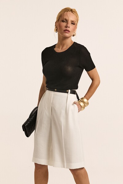 Foto T-shirt Gola Careca de Tricot Timeless