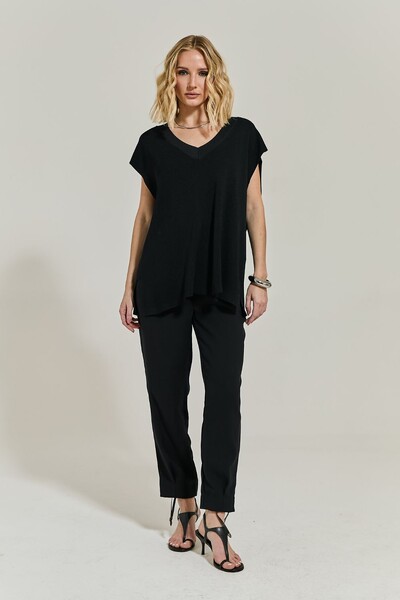 Foto Colete Oversized Decote em V