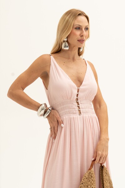 Foto Vestido Longo Detalhe Vazado