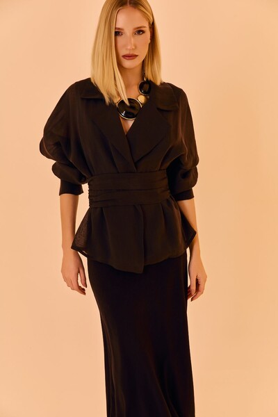 Foto Camisa Organza Transpassada