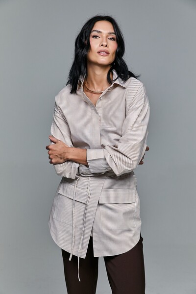 Foto Camisa De Tricoline Com Saia Avulsa Sobreposta