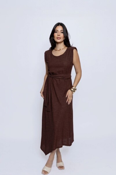 Foto Vestido Assimétrico Malha Texture