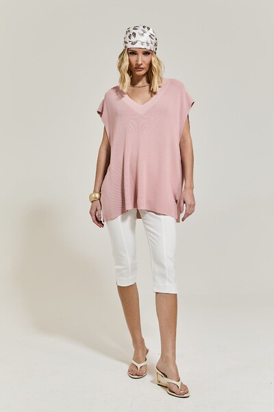 Foto Colete Oversized Decote em V