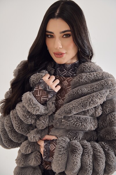 Foto Casaco Faux Fur