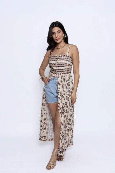 Foto Túnica Midi Estampa Butterfly