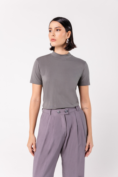 Foto T-shirt Basic Gola Alta