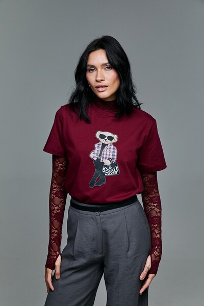 Foto T-shirt Ursa Com Bolsa De Zebra