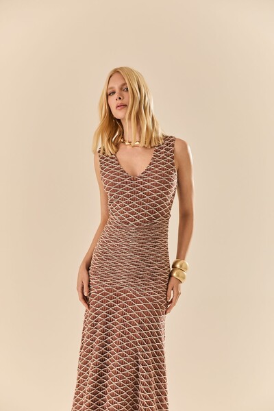 FotoVestido Maxi Renda Botonê