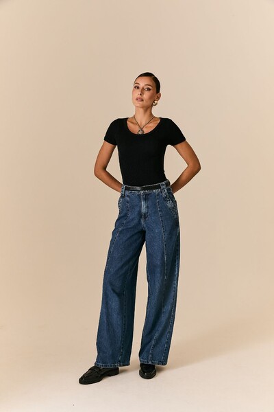 FotoBlusa Malha Canelada Sem Costura