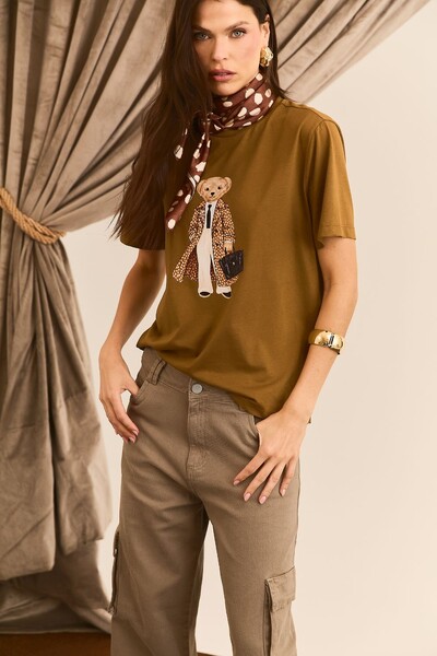 Foto T-shirt Estampa Urso PRÉ-VENDA