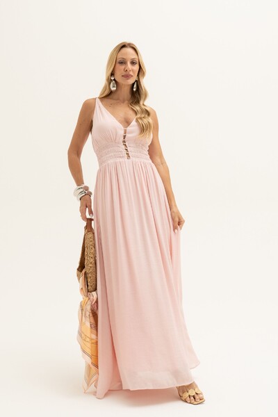 Foto Vestido Longo Detalhe Vazado