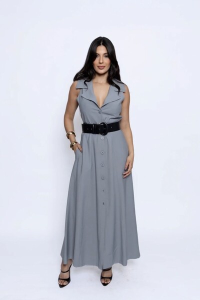 Foto Vestido Trench Longo