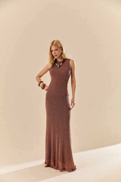 Foto Vestido Canoa Renda Crochet