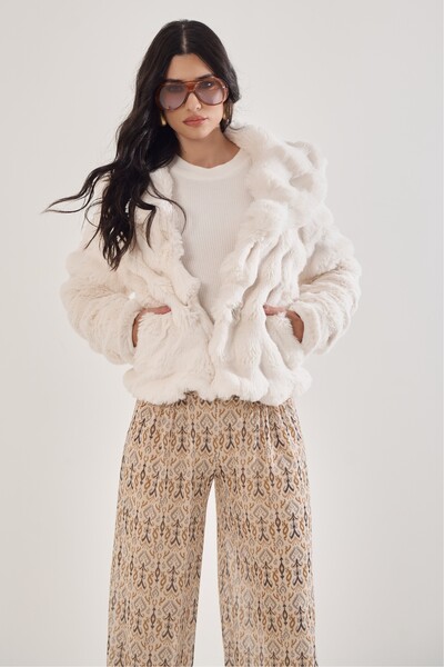Foto Casaco Faux Fur