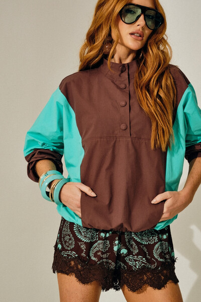 Foto Jaqueta Anorak Bicolor
