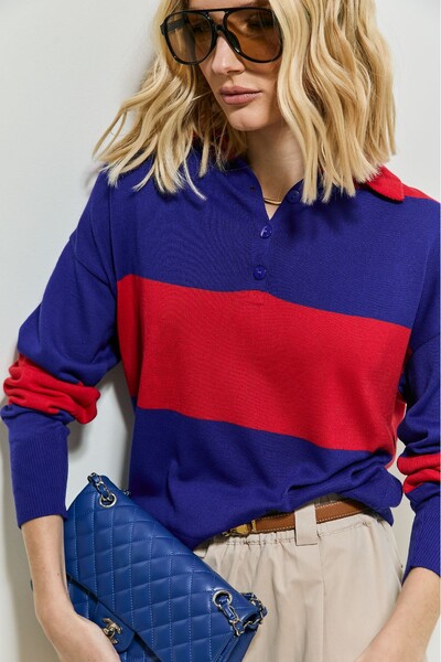 Foto Polo Tricot Maxi Listras