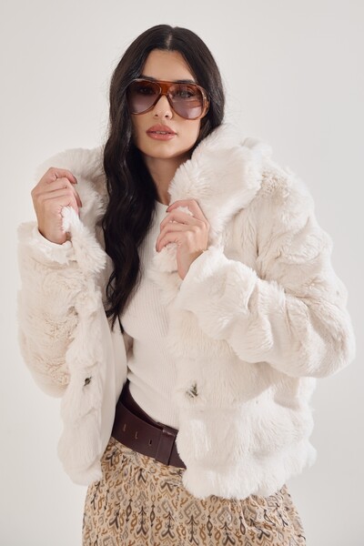 Foto Casaco Faux Fur