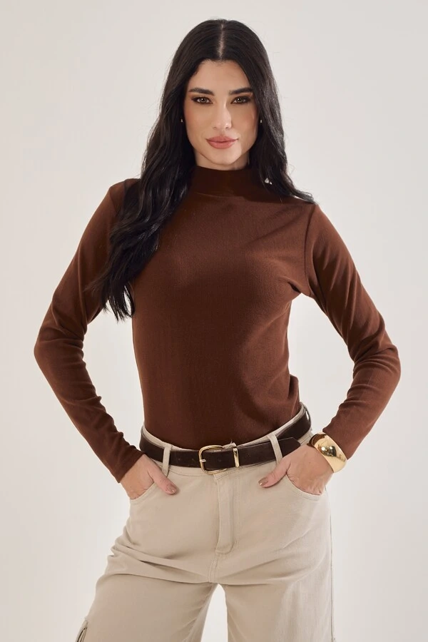 Térmica Turtleneck Manga Longa