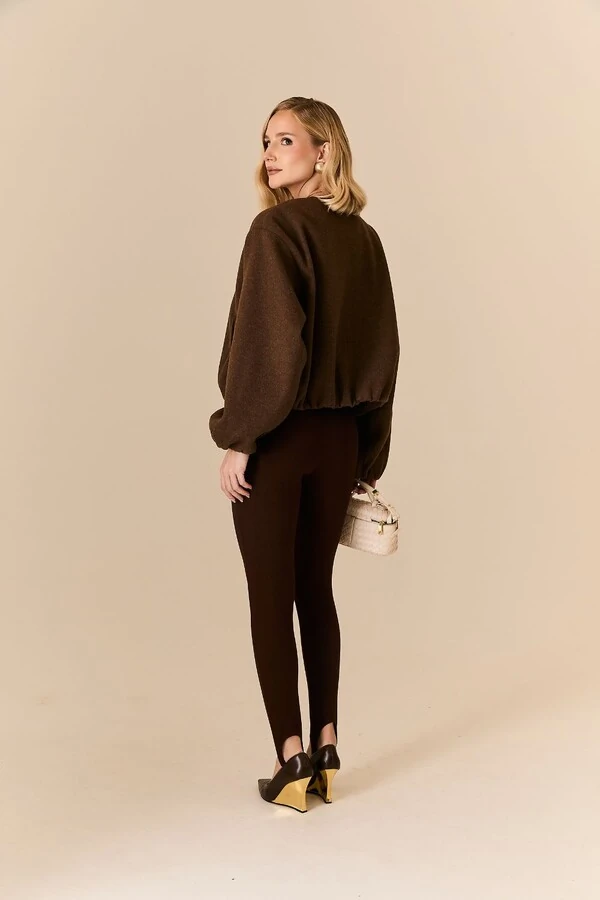 Jaqueta Bubble Broches