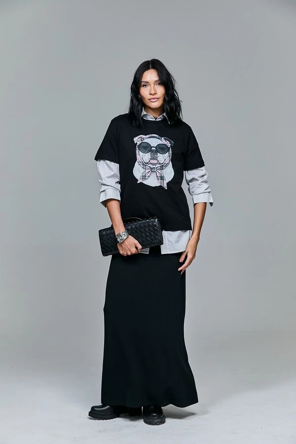 T-shirt Estampada Mascote Charlote