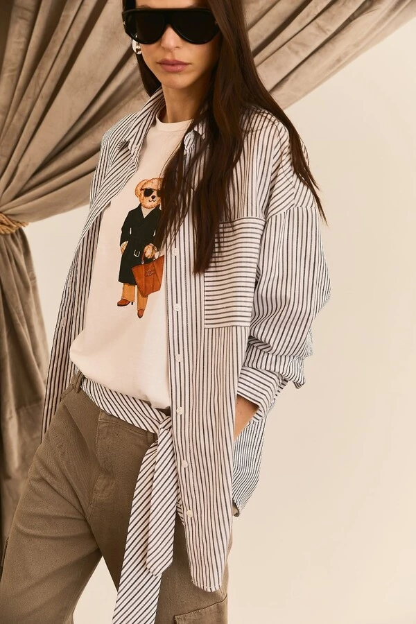 T-shirt Urso Estampada PRÉ-VENDA