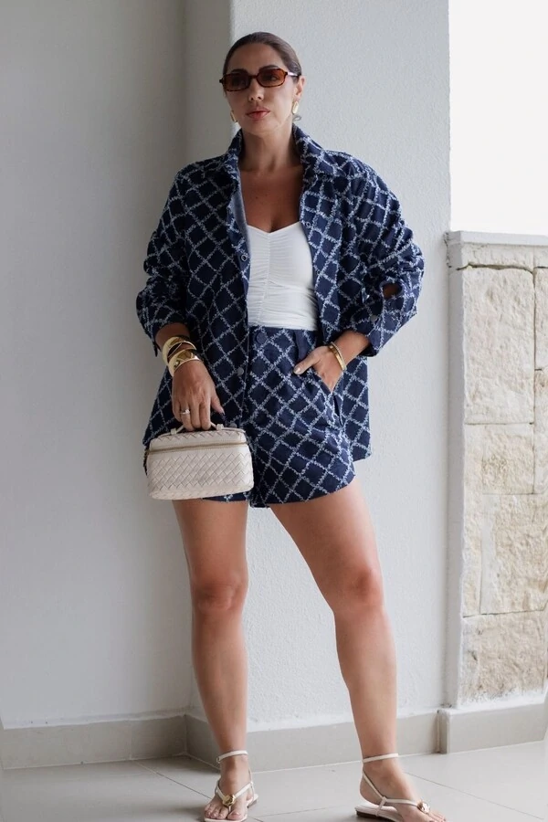 Camisa Denim Bordado