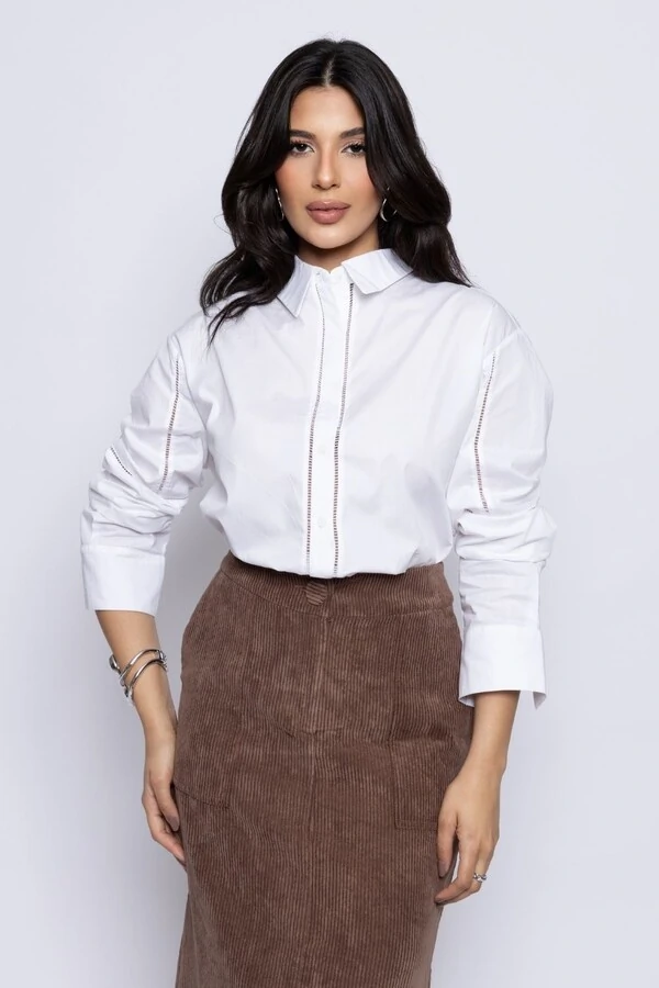 Camisa Tricoline Entremeios