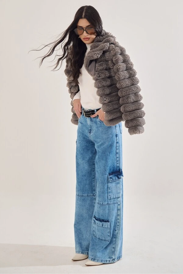 Casaco Faux Fur